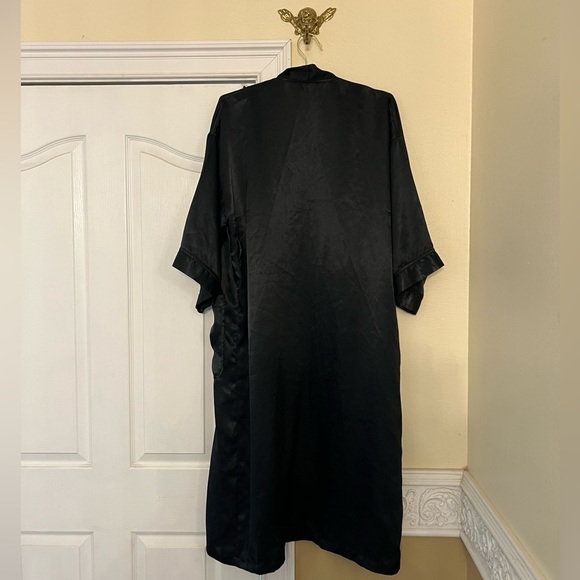 CHRISTIAN DIOR Monsieur Vintage Robe, Black, OS, Velcro Closure, No Belt. - Picture 2 of 4